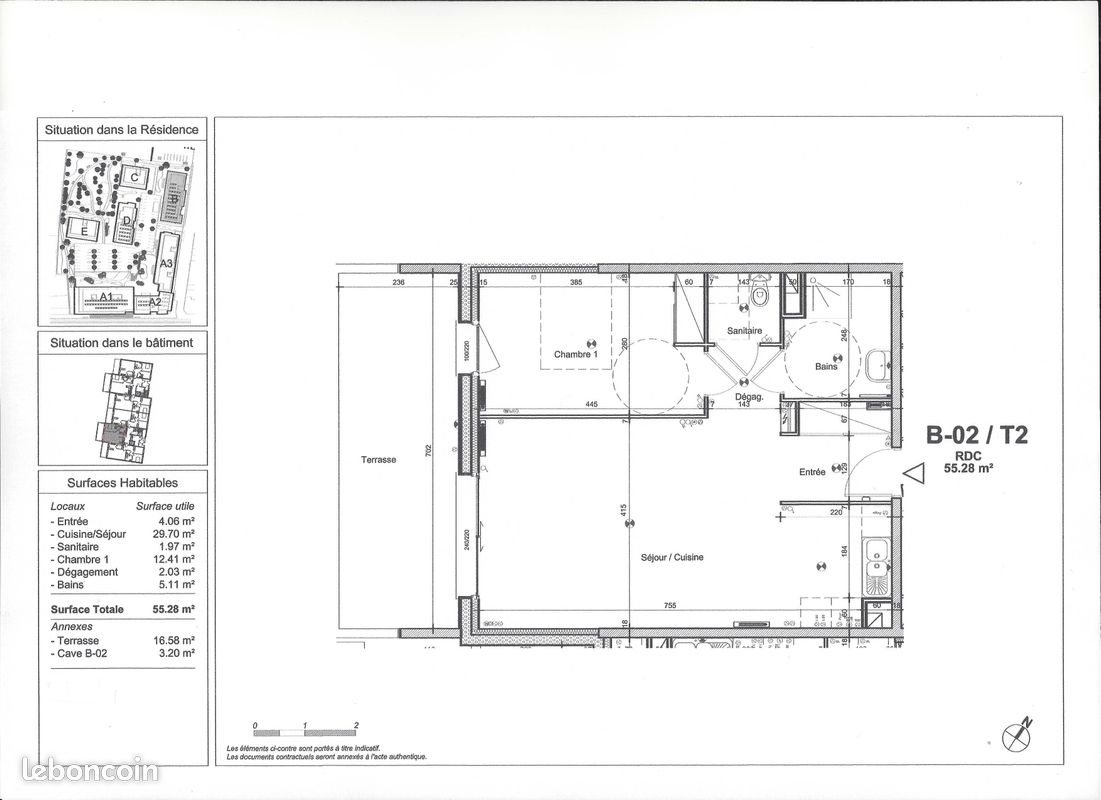 Appartement à vendre, 55m², Besançon