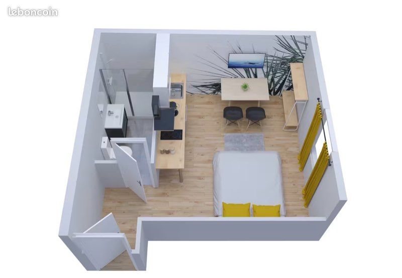 Appartement à louer, 19m², Lorient