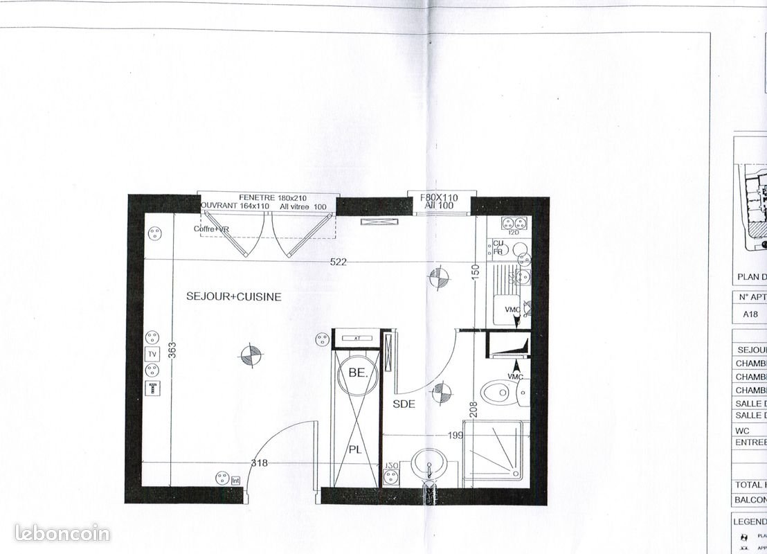 Appartement à vendre, 18m², Corbeil-Essonnes