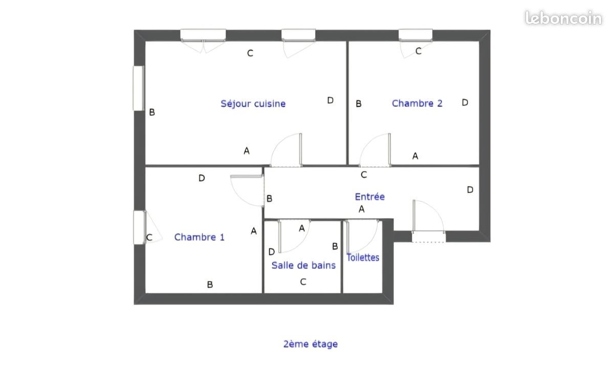 Appartement à louer, 54m², Carcassonne