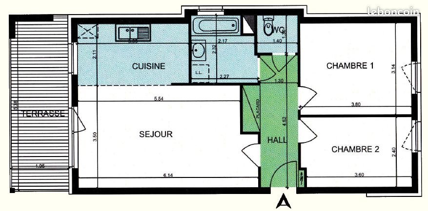 Appartement à louer, 63m², Strasbourg