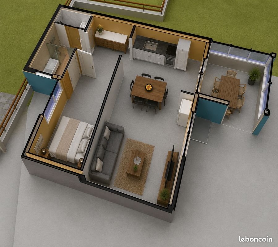 Maison à louer, 33m², Saint-Etienne-du-Rouvray