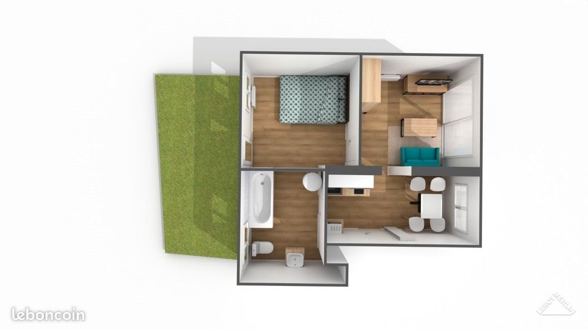 Appartement à louer, 27m², Saint-Nazaire