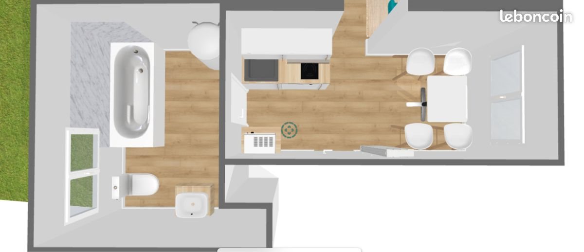 Appartement à louer, 27m², Saint-Nazaire