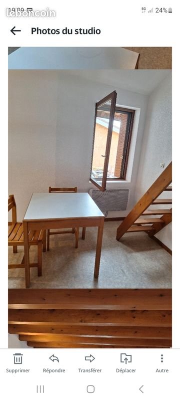 Appartement à louer, 25m², La Terrasse