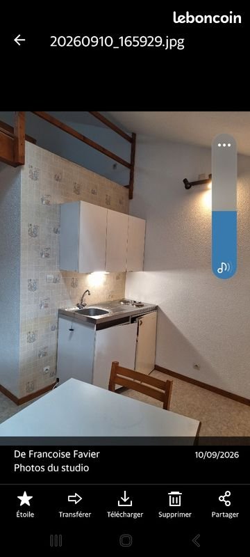 Appartement à louer, 25m², La Terrasse