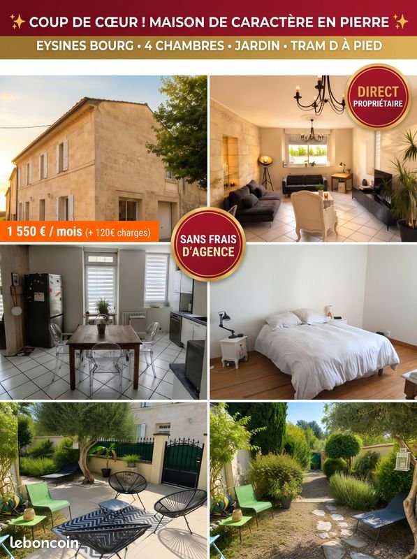 Maison à louer, 150m², Eysines