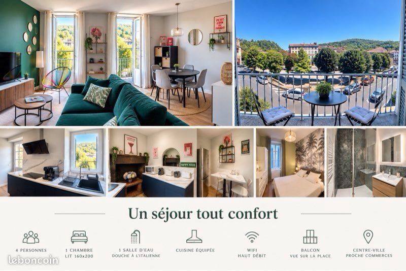 Appartement à louer, 70m², Champeix