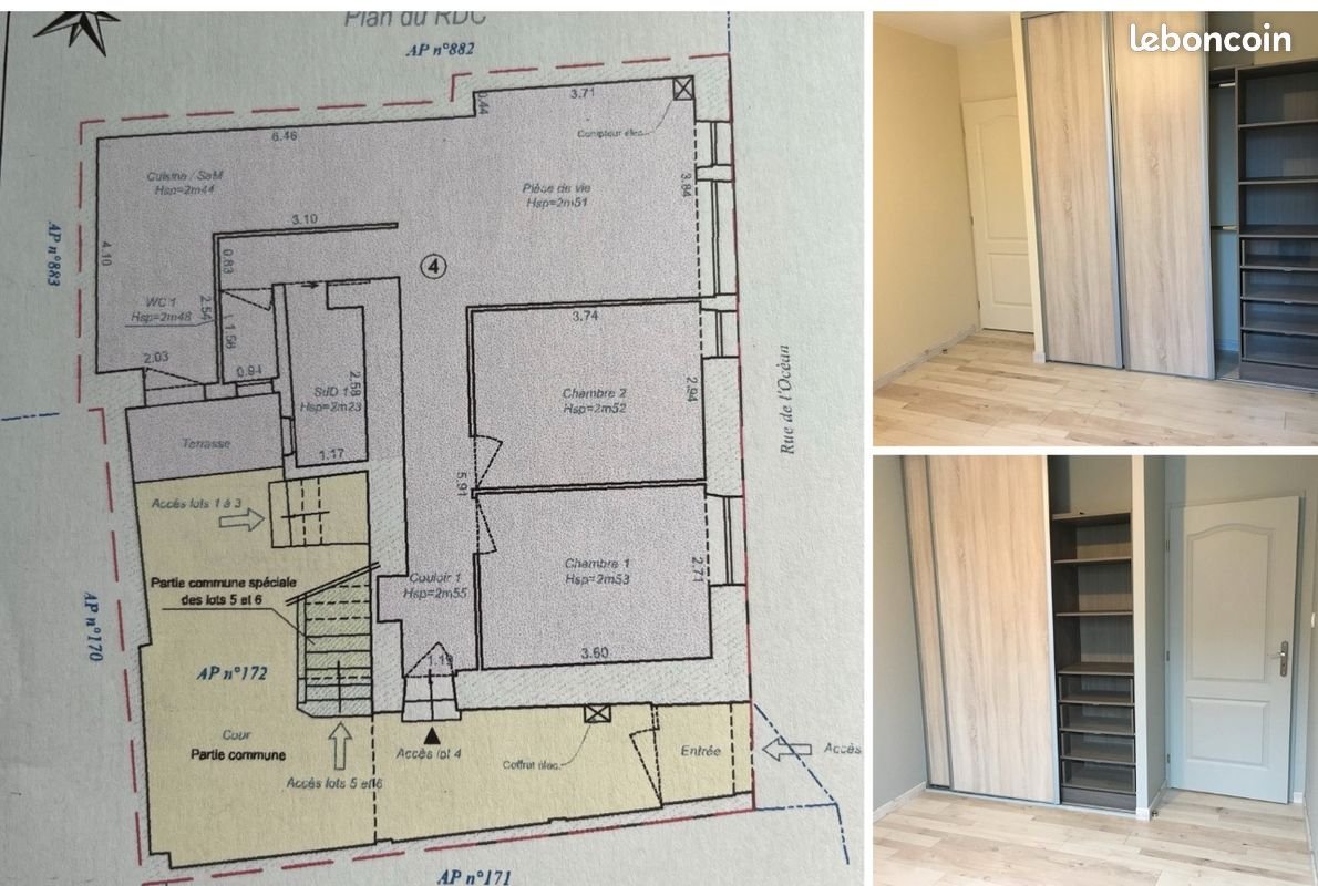 Appartement à vendre, 68m², Jard-sur-Mer