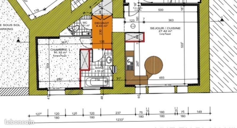 Appartement à louer, 50m², Angoulême