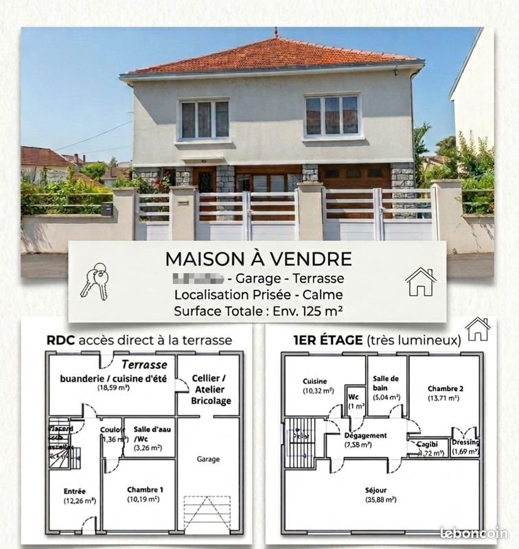 Maison à vendre, 125m², Limoges