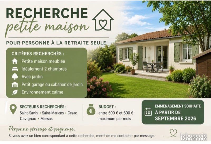 Maison à louer, 50m², Saint-André-de-Cubzac