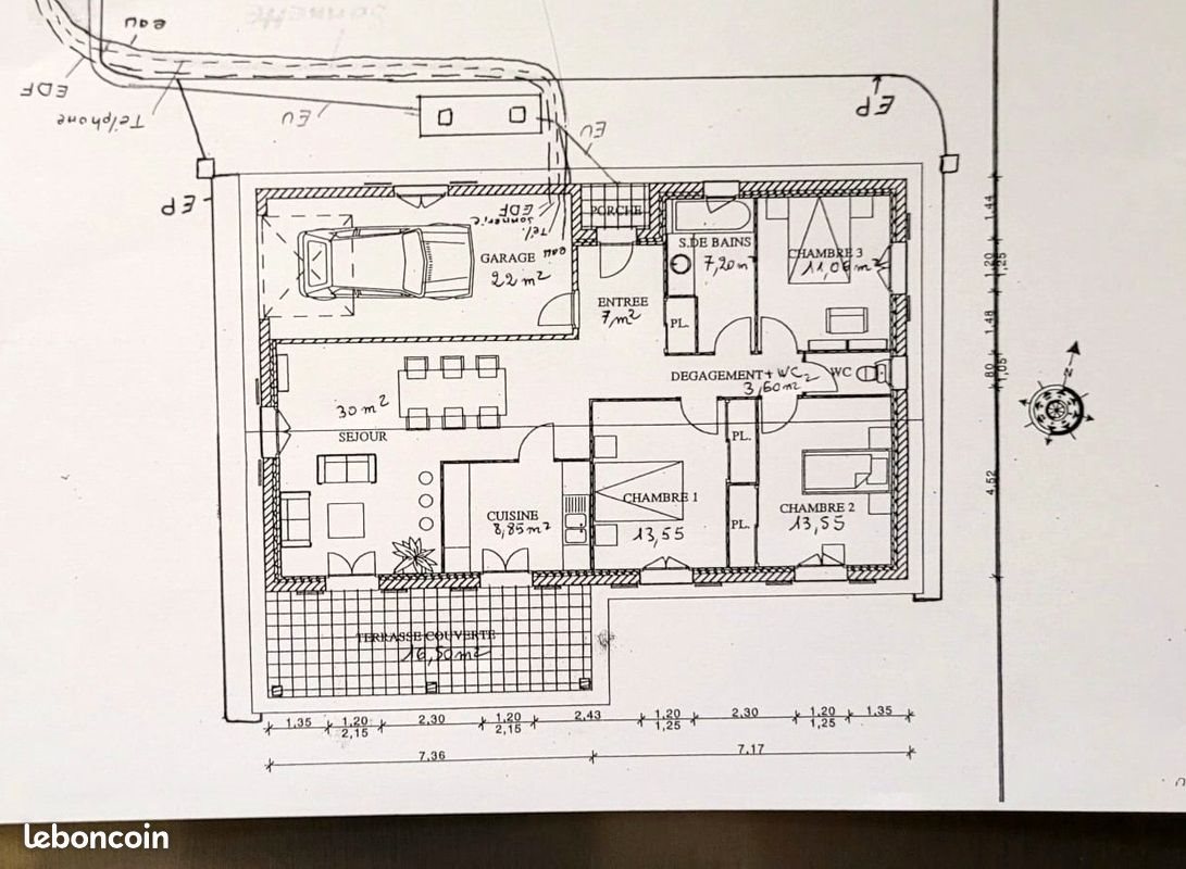 Maison à vendre, 95m², Saint-Sulpice-la-Pointe