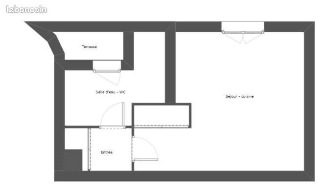 Appartement à louer, 24m², Nantes