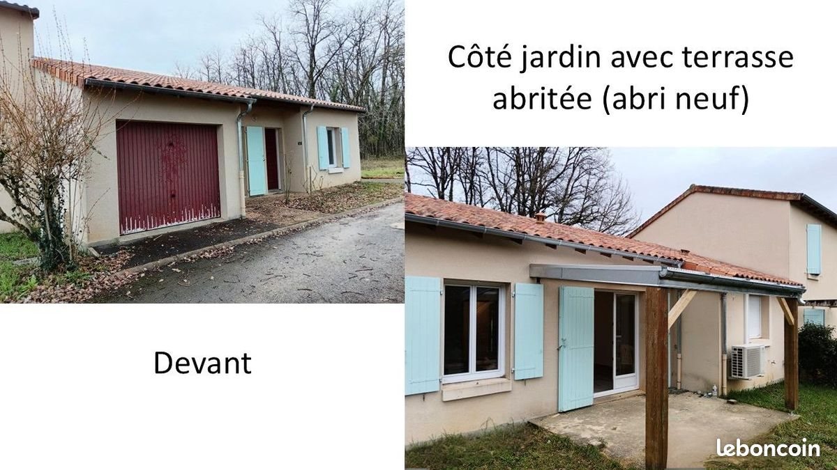 Maison à louer, 64m², Bonnes