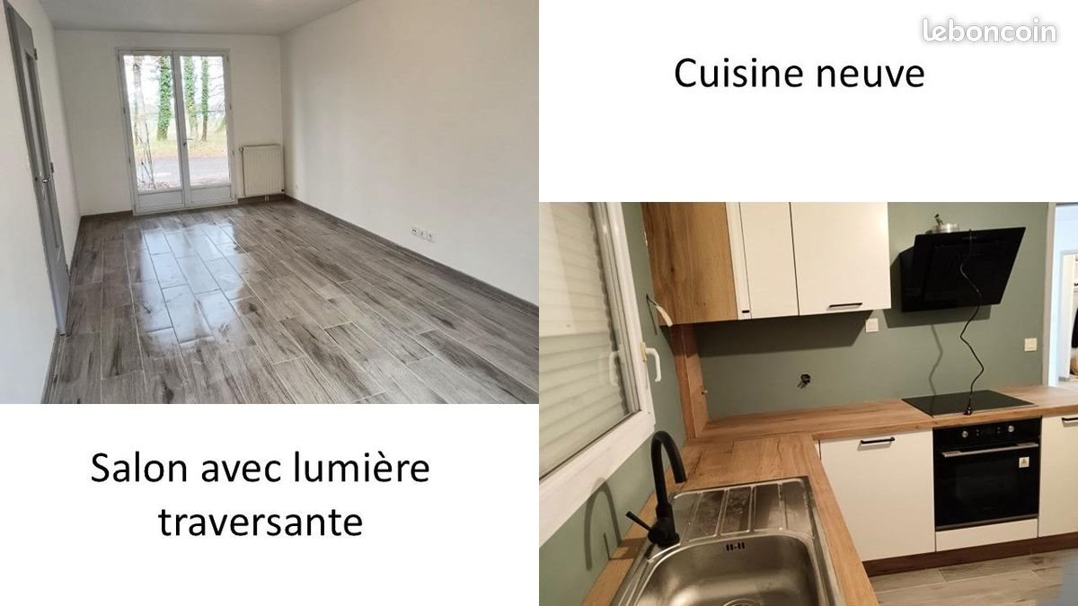 Maison à louer, 64m², Bonnes