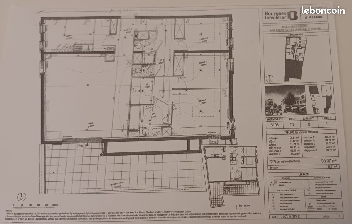 Appartement à vendre, 99m², Pessac