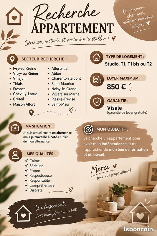 Appartement à louer, 2030m², Ivry-sur-Seine