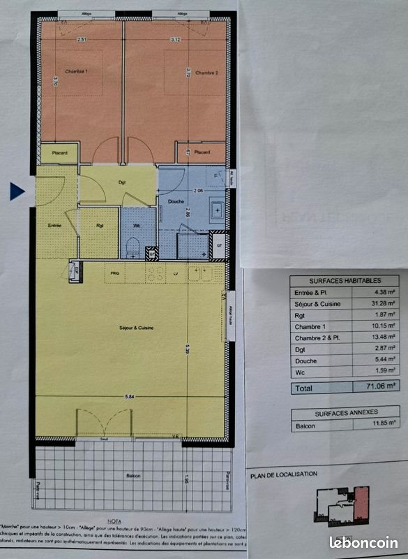 Appartement à vendre, 71m², Voreppe