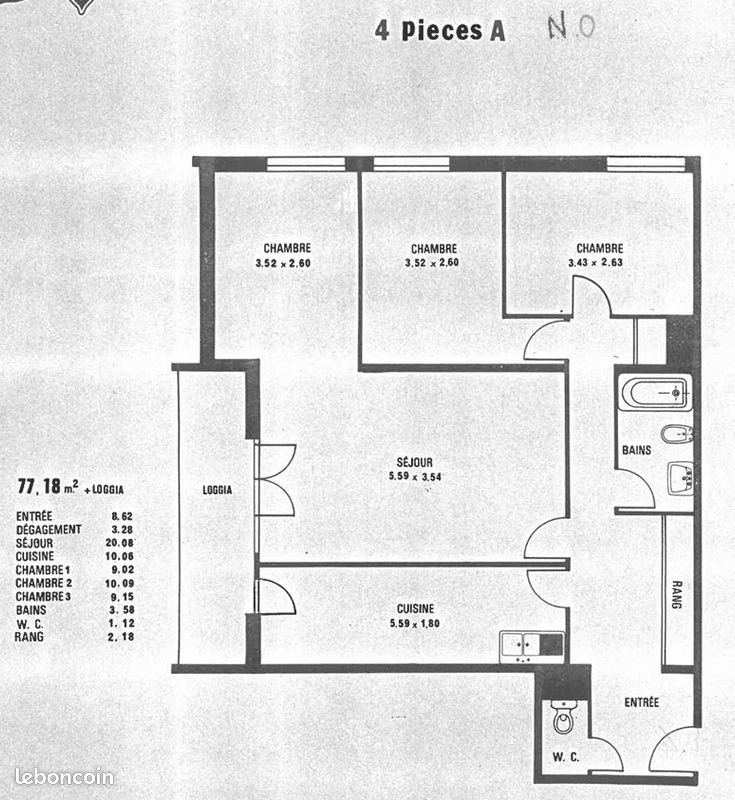 Appartement à vendre, 77m², Saint-Pierre-des-Corps