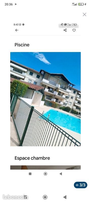 Appartement à louer, 29m², Bayonne