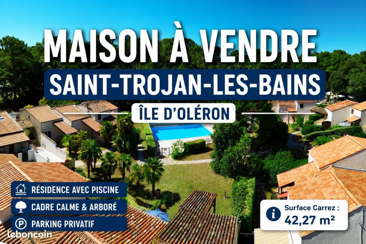 Maison à vendre, 42m², Saint-Trojan-les-Bains