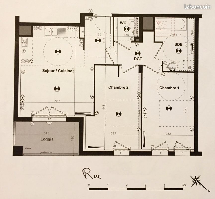 Appartement à vendre, 55m², Cenon