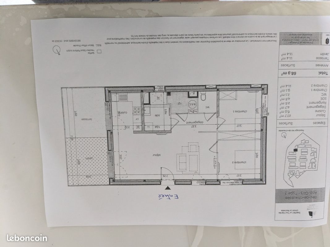 Appartement à louer, 69m², La Rochelle