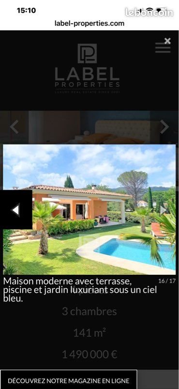 Maison à vendre, 141m², Mandelieu-la-Napoule