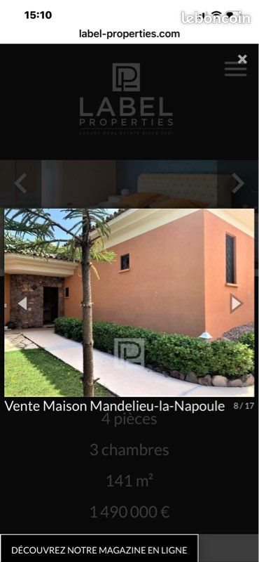 Maison à vendre, 141m², Mandelieu-la-Napoule