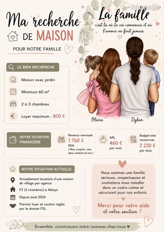 Maison à louer, 60m², Alénya