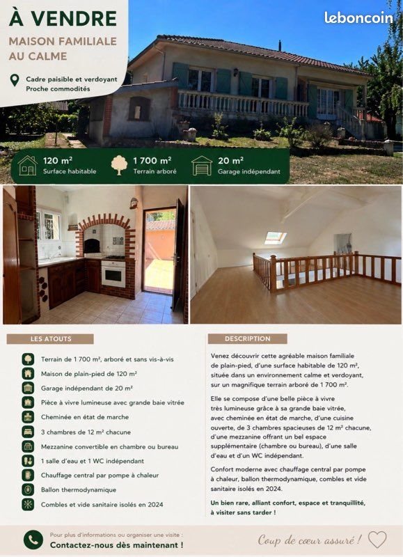 Maison à vendre, 120m², Lavelanet