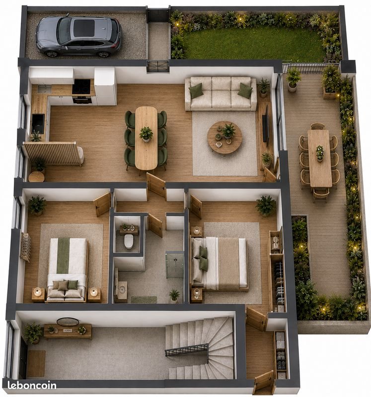 Appartement à vendre, 62m², Fougères