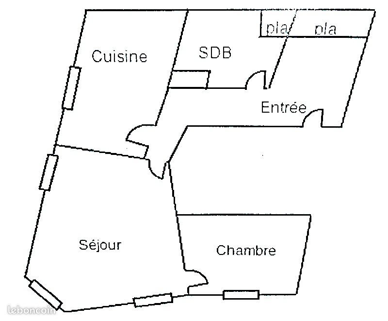 Appartement à louer, 49m², Le Havre