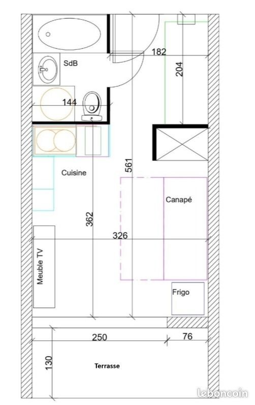 Appartement à louer, 18m², Canet-en-Roussillon