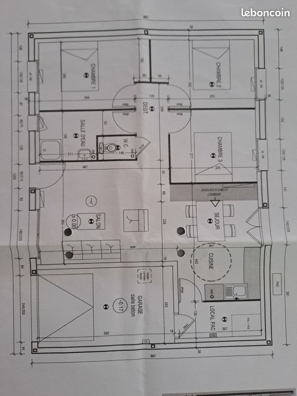 Maison à louer, 75m², Plerguer