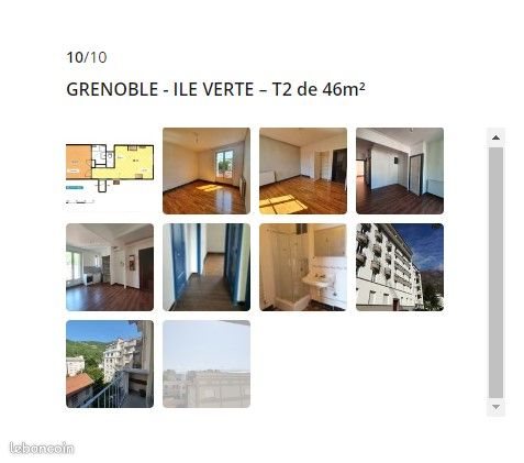 Appartement à louer, 46m², Grenoble