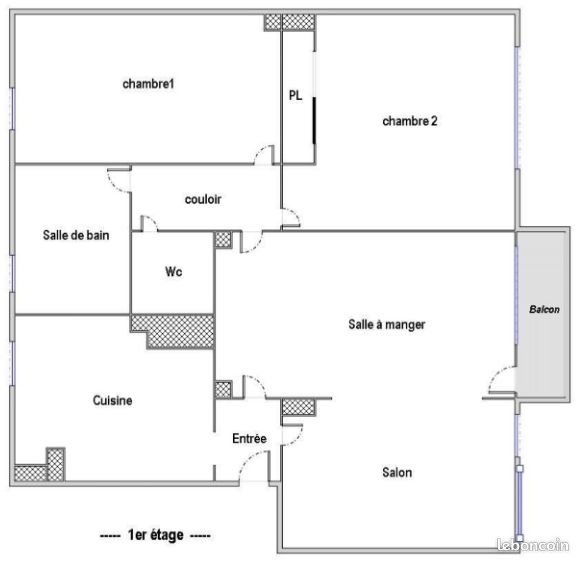 Appartement à vendre, 65m², Thionville