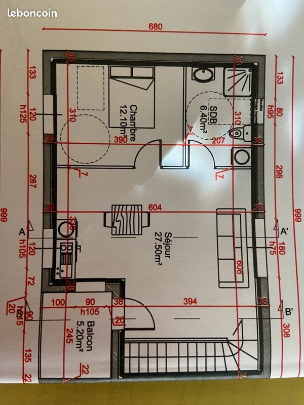 Appartement à louer, 50m², Vertou
