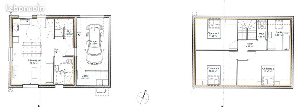 Maison à louer, 96m², Acquigny