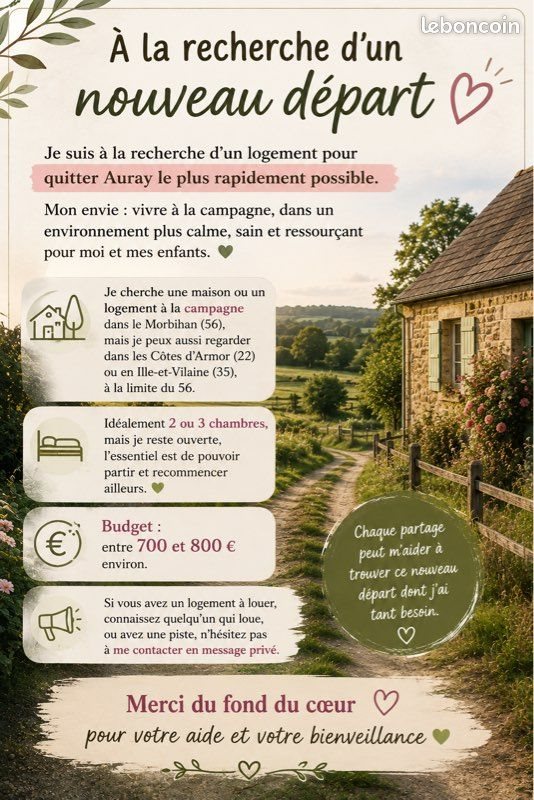 Maison à louer, 50m², Belz