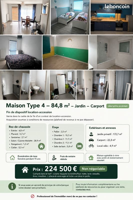 Maison à vendre, 85m², Gravelines