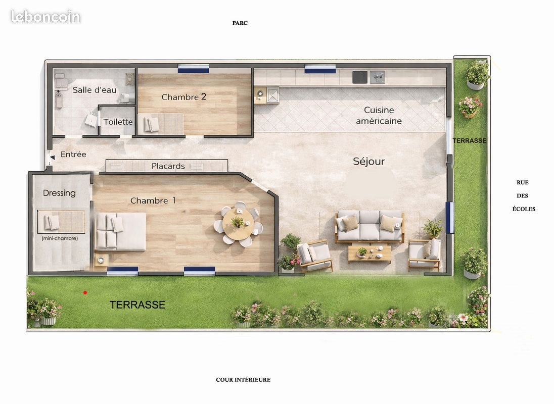 Appartement à vendre, 66m², Périgny