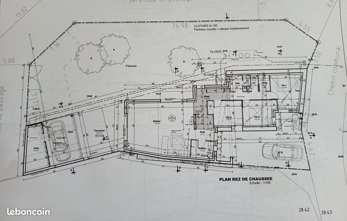 Maison à louer, 103m², Le Loroux-Bottereau