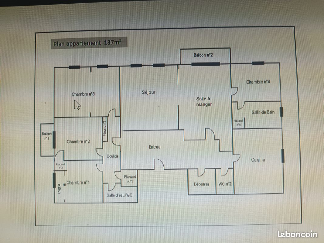 Appartement à vendre, 137m², Saint-Herblain