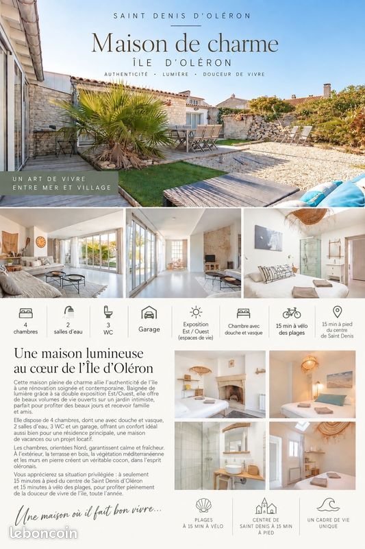 Maison à vendre, 117m², Saint-Denis-d'Oléron