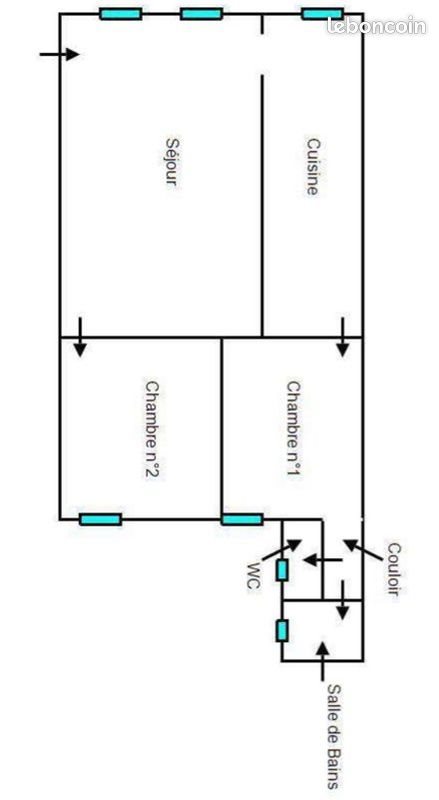 Appartement à louer, 59m², Charleville-Mézières