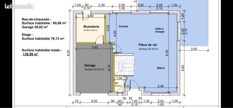 Maison à vendre, 139m², Pulnoy