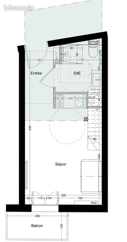 Appartement à louer, 35m², Nice