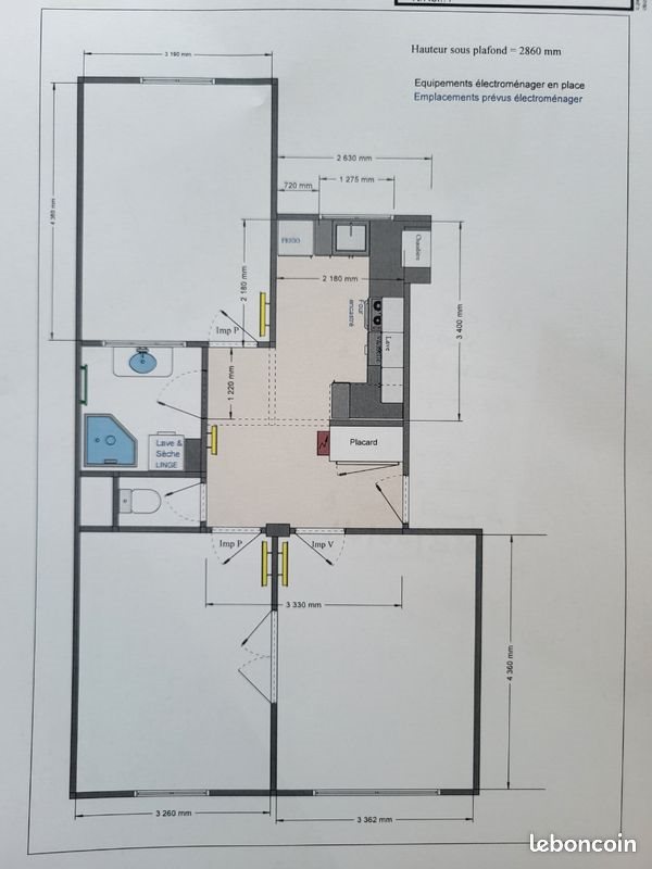 Appartement à louer, 63m², Laxou